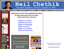 Tablet Screenshot of neilchethik.com